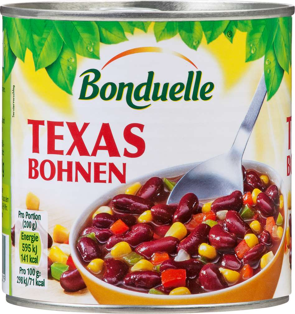 Abbildung des Sortimentsartikels Bonduelle Texas Bohnen 400g