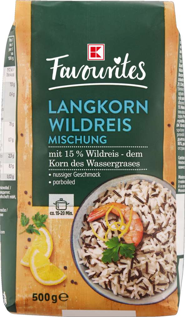 Abbildung des Sortimentsartikels K-Favourites Langkorn-Wildreis-Mischung lose 500g