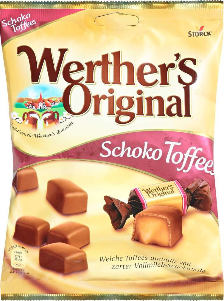 Abbildung des Sortimentsartikels Werther's Original Storck Schoko Toffee 180g