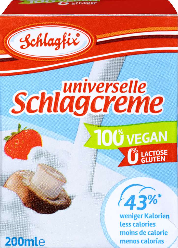 Abbildung des Sortimentsartikels Leha Schlagfix Universelle Schlagcreme vegan 200ml