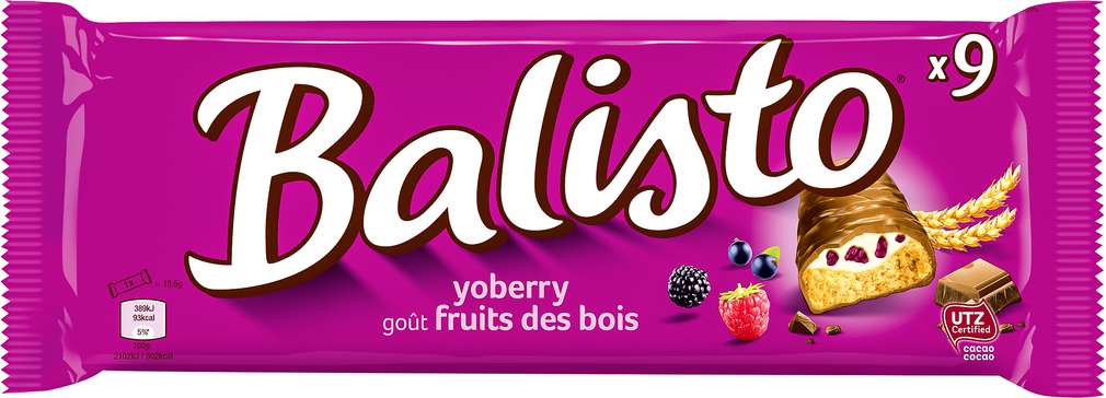 Abbildung des Sortimentsartikels Balisto Mars Joghurt-Beeren 9er 166,5g