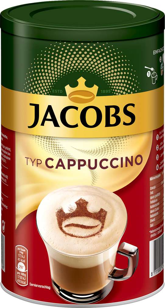 Abbildung des Sortimentsartikels Jacobs Momente Cappuccino Classico 400g