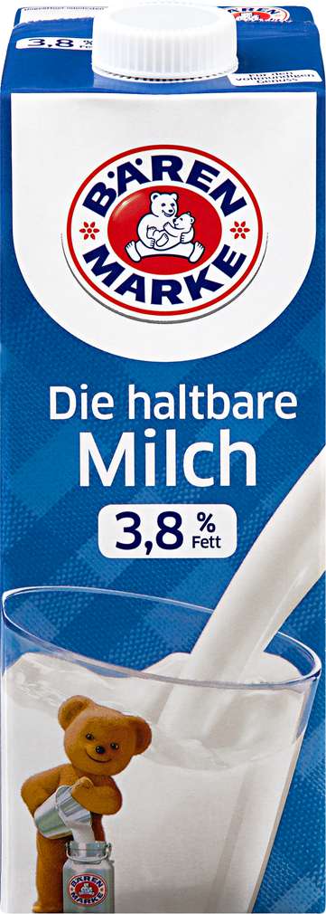 Abbildung des Sortimentsartikels Bärenmarke Haltbare Milch 3,8% 1l