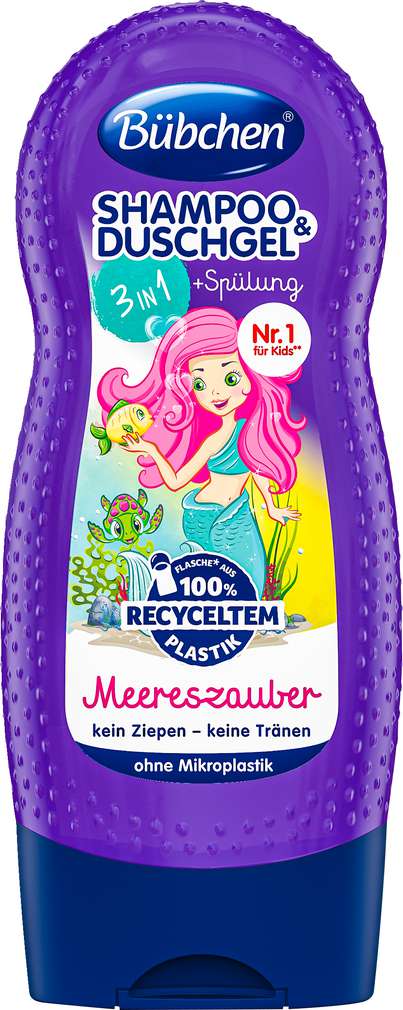 Abbildung des Sortimentsartikels Bübchen Kids Shampoo & Spülung Meereszauber 3 in 1 230ml