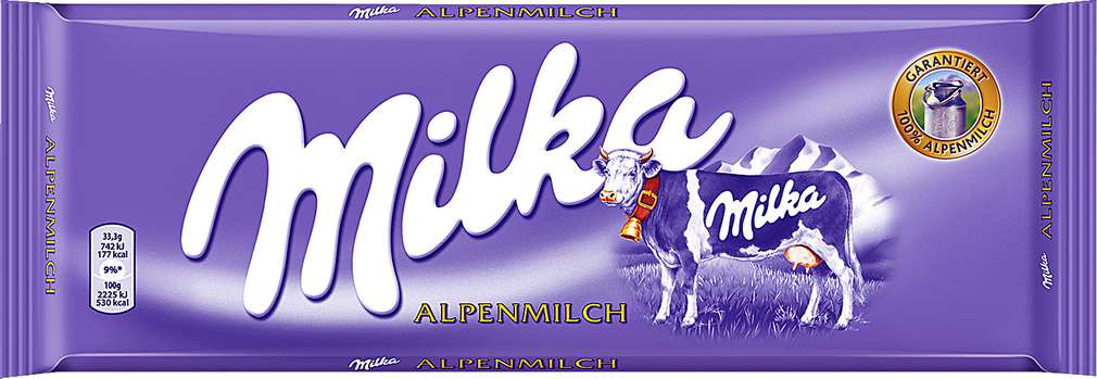 Abbildung des Sortimentsartikels Milka Alpenmilch 300g