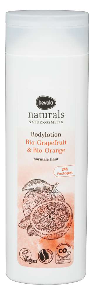 Abbildung des Sortimentsartikels Bevola naturals Bodylotion Grapefruit & Orange 250ml