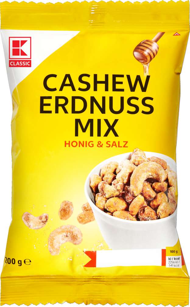 Abbildung des Sortimentsartikels K-Classic Cashew-Erdnuss-Mix Honey & Salt 200g