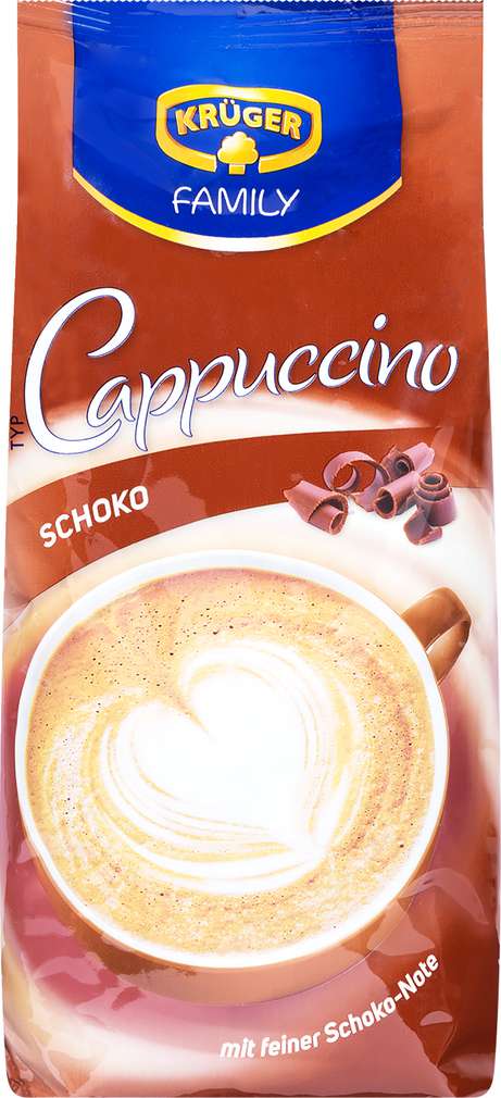 Abbildung des Sortimentsartikels Krüger Family Cappuccino Schoko 500g