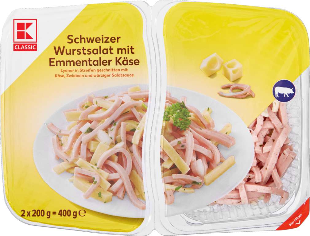 Abbildung des Sortimentsartikels K-Classic Schweizer Wurstsalat 400g