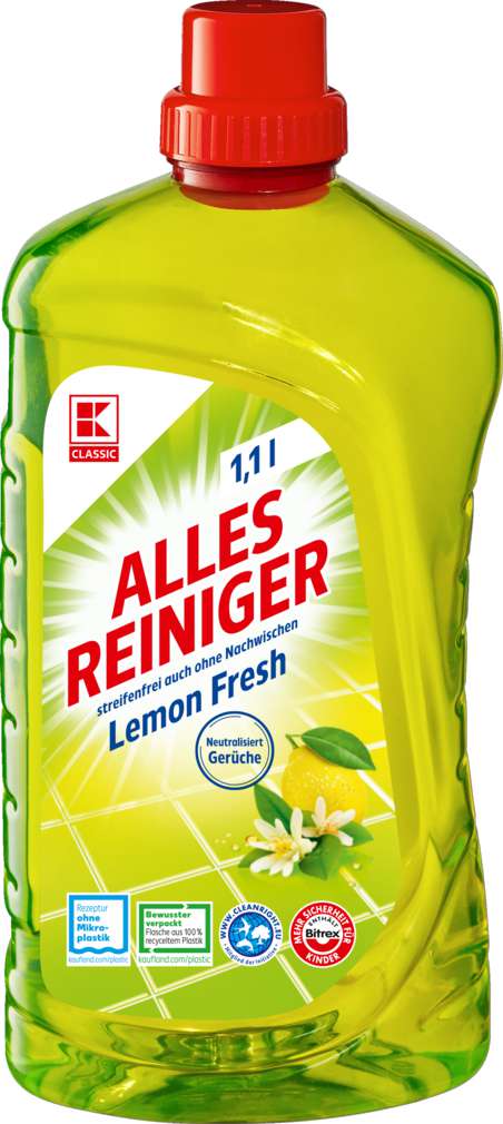 Abbildung des Sortimentsartikels K-Classic Allesreiniger Lemon Fresh 1,1l