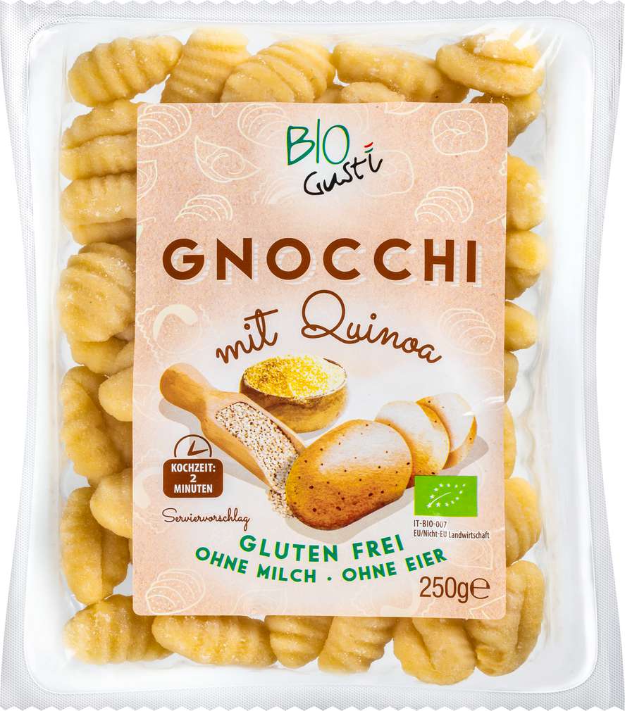 Abbildung des Sortimentsartikels Probios Bio Gnocchi mit Quinoa gf 250g