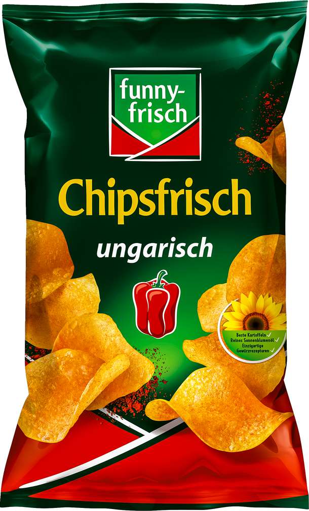 Abbildung des Sortimentsartikels Funny-Frisch Kartoffelchips ungarisch 175g