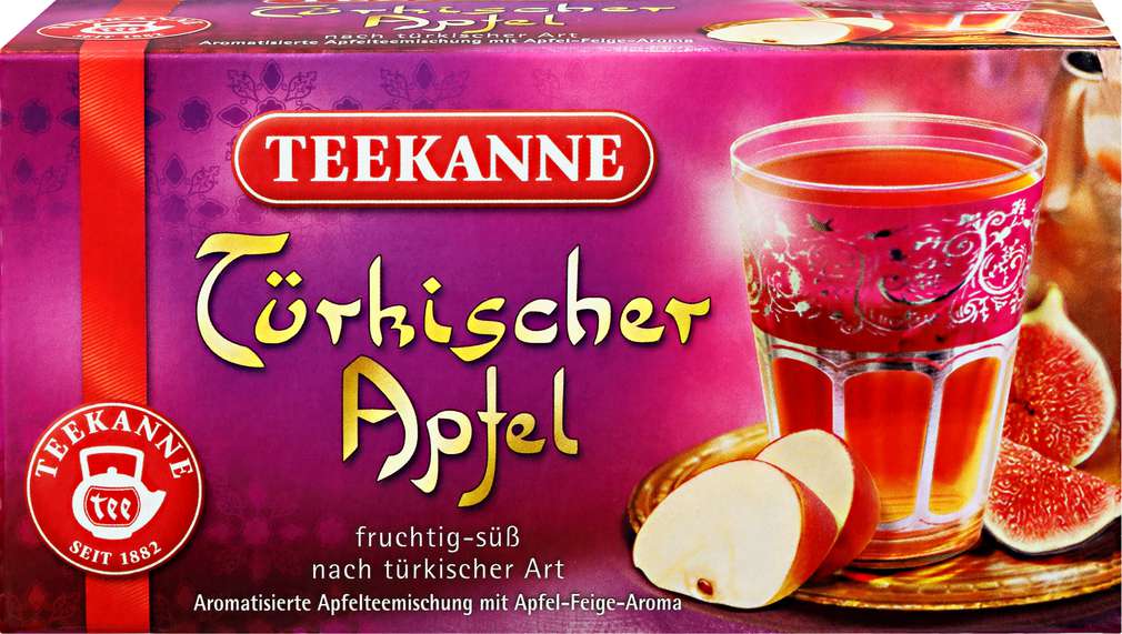 Abbildung des Sortimentsartikels Teekanne Türkischer Apfel 55g, 20 Beutel