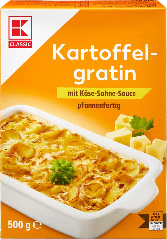 Abbildung des Sortimentsartikels K-Classic Kartoffelgratin 500g