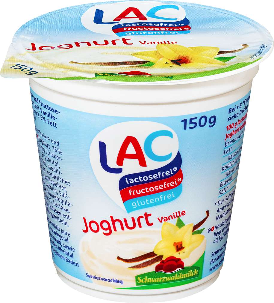 Abbildung des Sortimentsartikels Schwarzwaldmilch Joghurt Vanille 150g