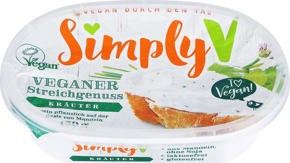 Abbildung des Sortimentsartikels Simply V Veganer Streichgenuss Kräuter 150g