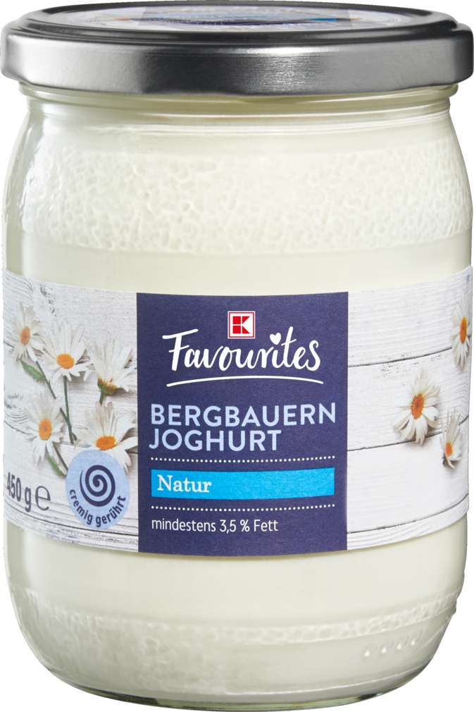 Abbildung des Sortimentsartikels K-Favourites Naturjoghurt 3,5% Fett 450g