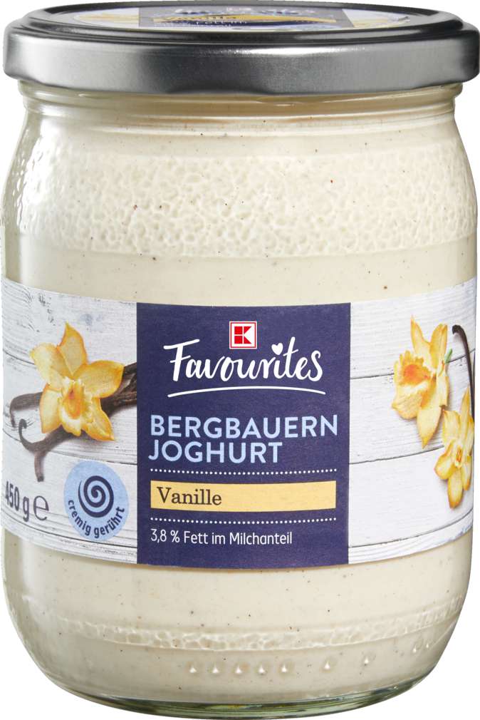 Abbildung des Sortimentsartikels K-Favourites Fruchtjoghurt Vanille 450g