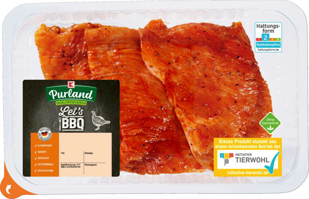 Abbildung des Sortimentsartikels K-Purland Let's BBQ Puten-Schnitzel Arizona 500g