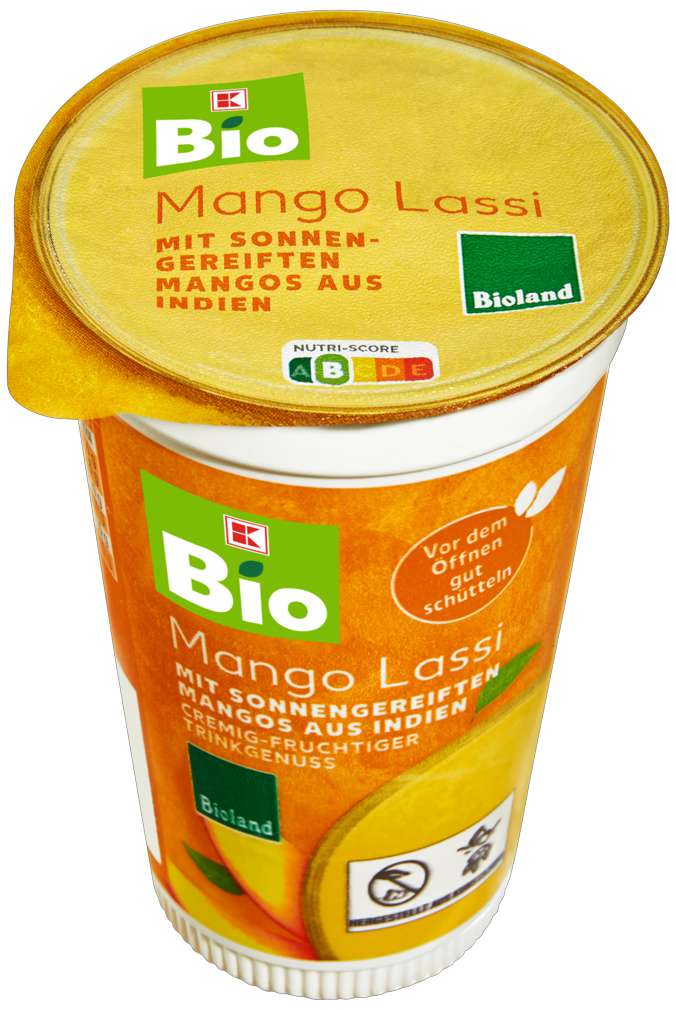 Abbildung des Sortimentsartikels K-Bio Bioland Mango Lassi 250g