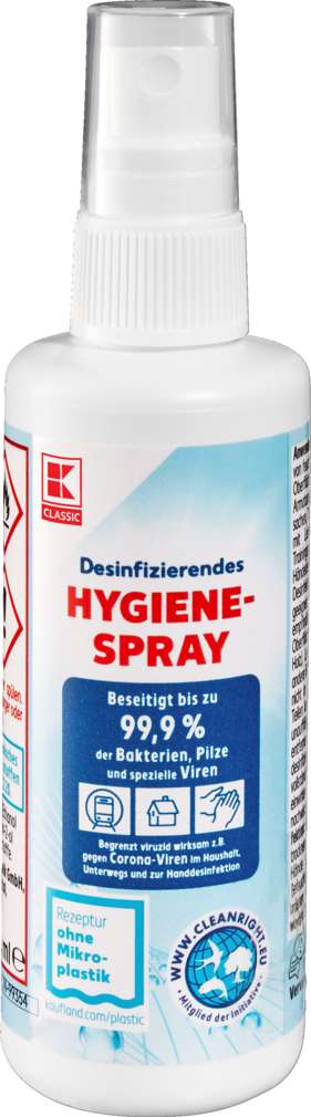 Abbildung des Sortimentsartikels K-Classic Desinfektion Hygiene Spray 100ml