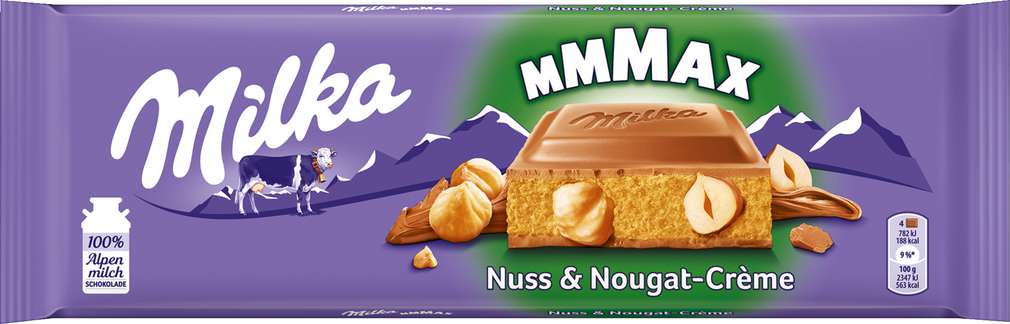 Abbildung des Sortimentsartikels Milka Schokolade Nuss-Nougat 300g