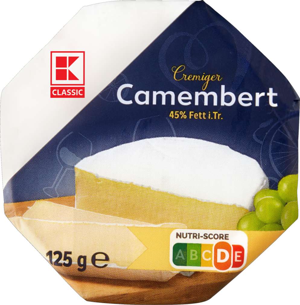 Abbildung des Sortimentsartikels K-Classic Camembert 45% Fett i.Tr. 125g
