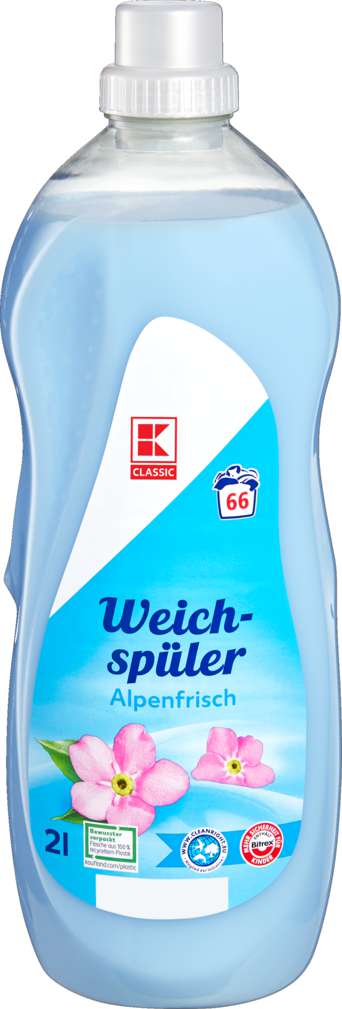 Abbildung des Sortimentsartikels K-Classic Weichspüler Alpenfrische 2L