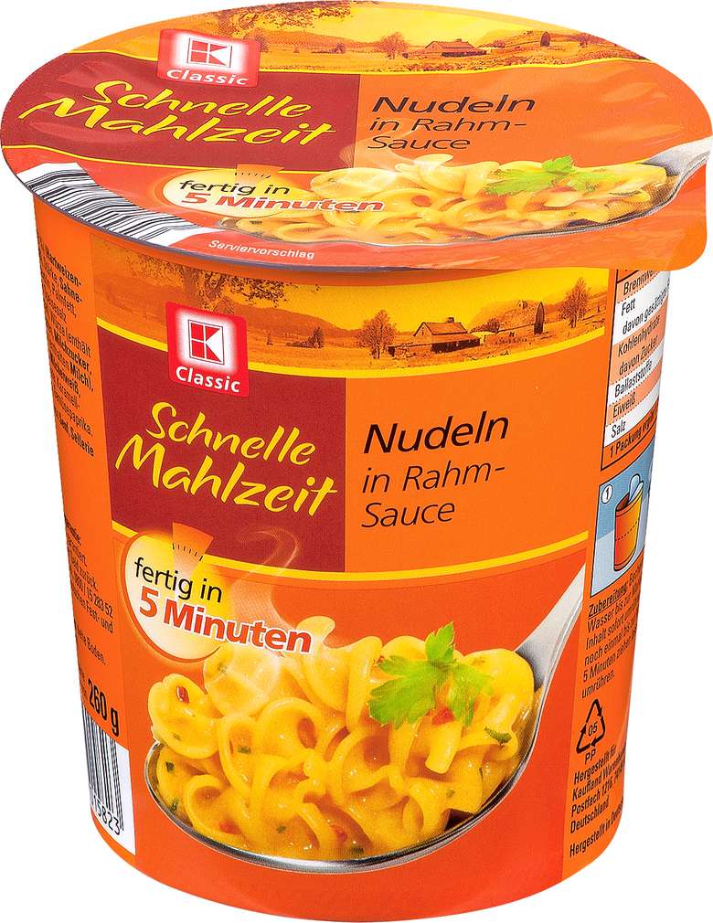 Abbildung des Sortimentsartikels K-Classic Nudeln in Rahmsauce 60g
