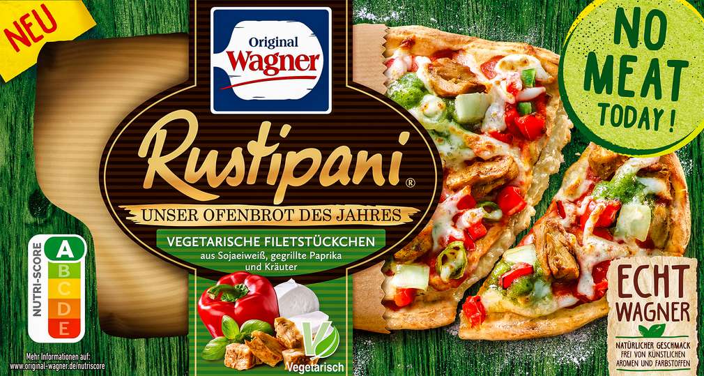 Abbildung des Sortimentsartikels Wagner Rustipani Vegetarische Filetstücke 185g