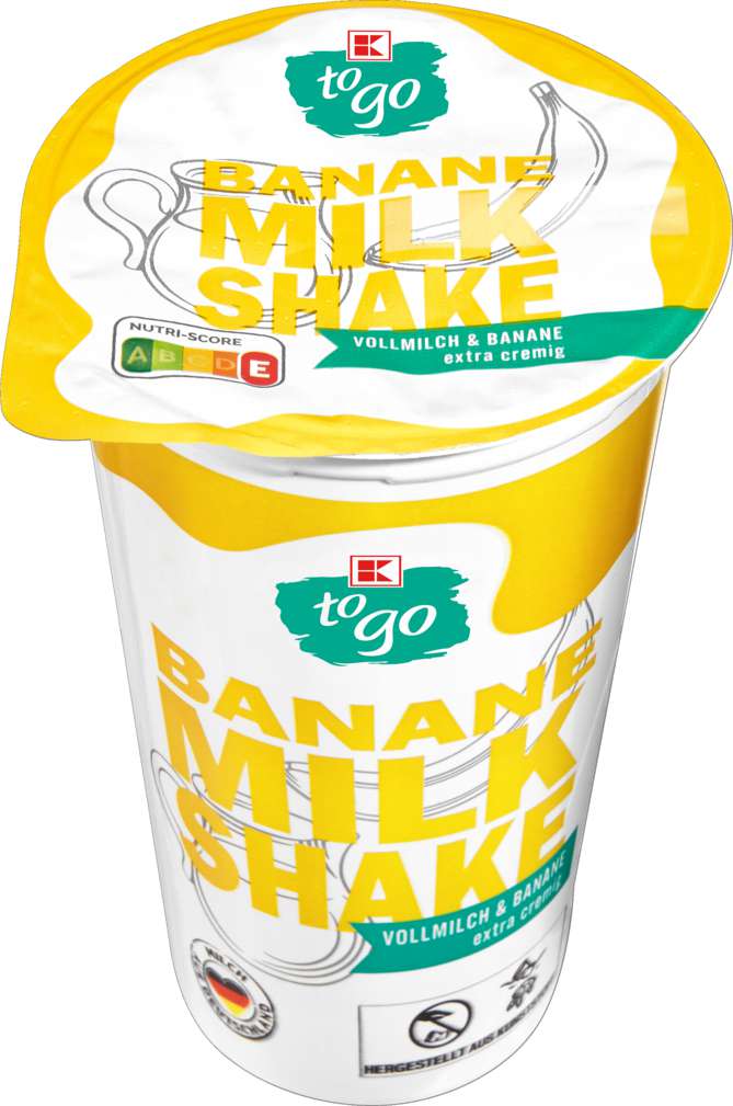 Abbildung des Sortimentsartikels K-To Go Milchshake Banane 243g