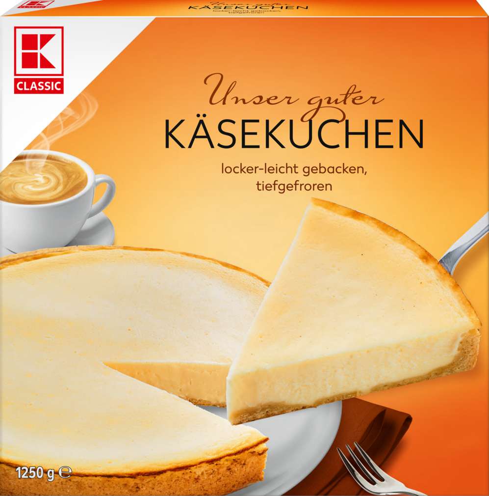 Abbildung des Sortimentsartikels K-Classic Käsekuchen 1250g