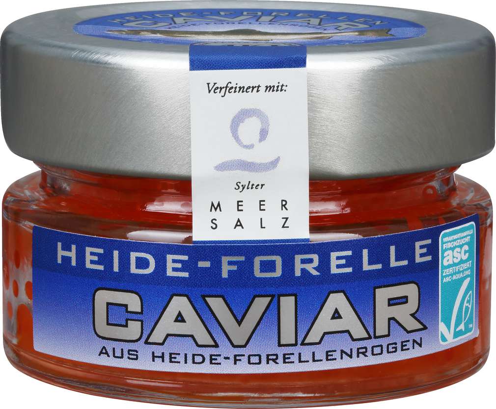 Abbildung des Sortimentsartikels Aki Heide Forelle Caviar ASC-zertifiziert 50g