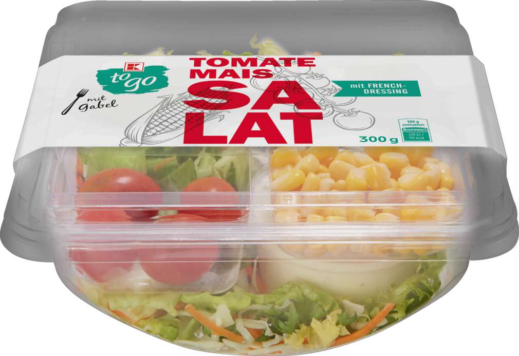 Abbildung des Sortimentsartikels K-To Go Salat Tomate Mais 300g
