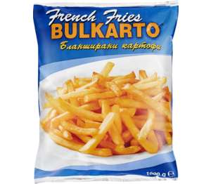 Изображение на Булкарто Бланширани картофи
замразени Изображение на Булкарто Бланширани картофи
замразени