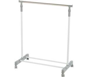 Изображение на Стойка за дрехи 75 x 42 x 90-160 см