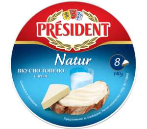 Изображение на PRESIDENT Топено сирене
различни вкусове