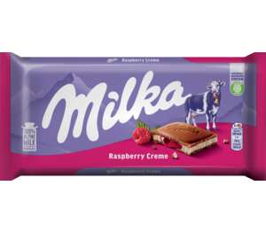 Изображение на Milka Млечен шоколад
малина