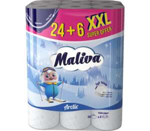 Изображение на Maliva, Тоалетна хартия Различни видове, 3пл
24+6 бр.