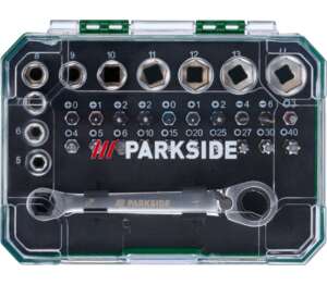 Изображение на Parkside® Гаечен ключ
с тресчотка и битове Изображение на Parkside® Гаечен ключ
с тресчотка и битове
