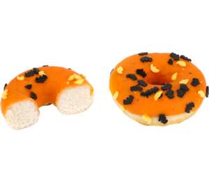 Изображение на Донът Halloween с глазура и портокалов вкус Изображение на Донът Halloween с глазура и портокалов вкус