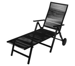 Изображение на COUNTRYSIDE Шезлонг с колела
73,5 x 107 x 139 см