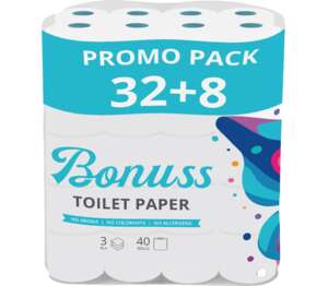 Изображение на Bonuss Тоалетна хартия
32+8 бр.