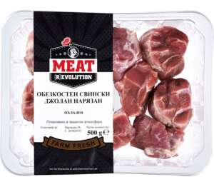 Изображение на Обезкостен свински джолан нарязан