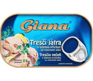 Giana Tresčí játra Giana Tresčí játra