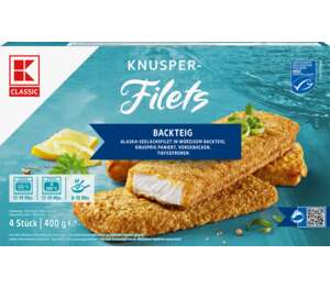 K-Classic Rybí filé
v křupavém těstíčku K-Classic Rybí filé
v křupavém těstíčku