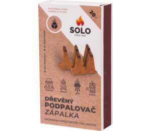 SOLO Ekologický podpalovač
Zápalka, 20 ks SOLO Ekologický podpalovač
Zápalka, 20 ks
