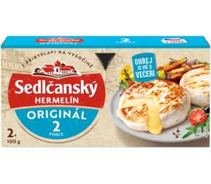Sedlčanský Hermelín rodinné balení
Sýr s plísní na povrchu Sedlčanský Hermelín rodinné balení
Sýr s plísní na povrchu