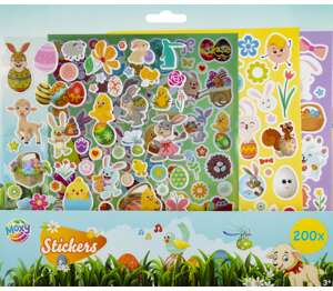 Velikonoční samolepky 200ks Velikonoční samolepky 200ks