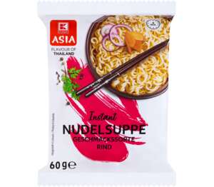 K-Asia Instantní nudlová polévka
příchuť hovězí K-Asia Instantní nudlová polévka
příchuť hovězí